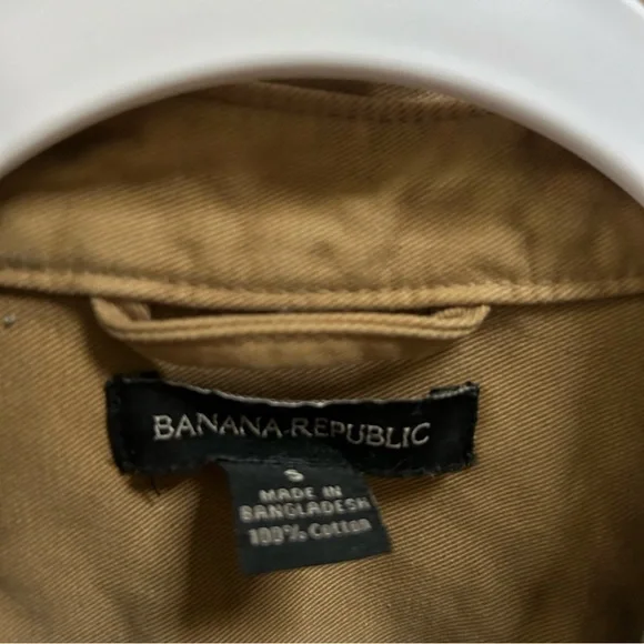Banana republic UTILITY SHIRT JACKET heavyweight canvas size small - Picture 12 of 12